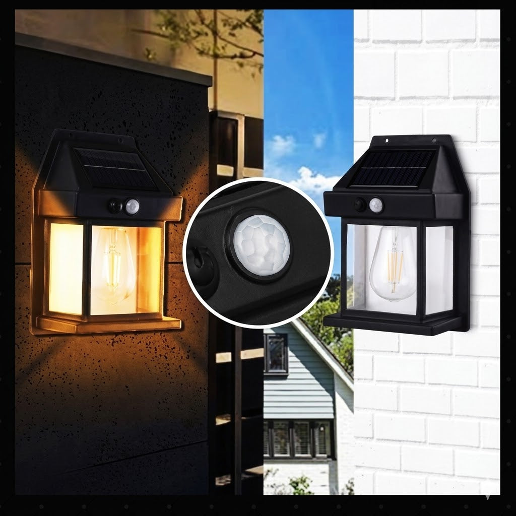 Solar Motion Sensor Wall Lamp