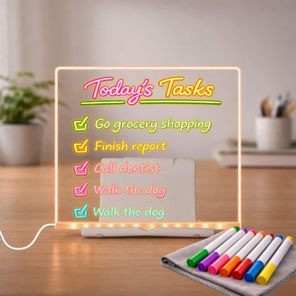 GlowSlate™ | Aesthetic 3D LED Writing Pad