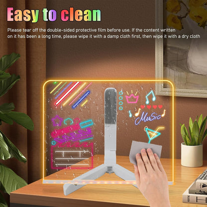 GlowSlate™ | Aesthetic 3D LED Writing Pad