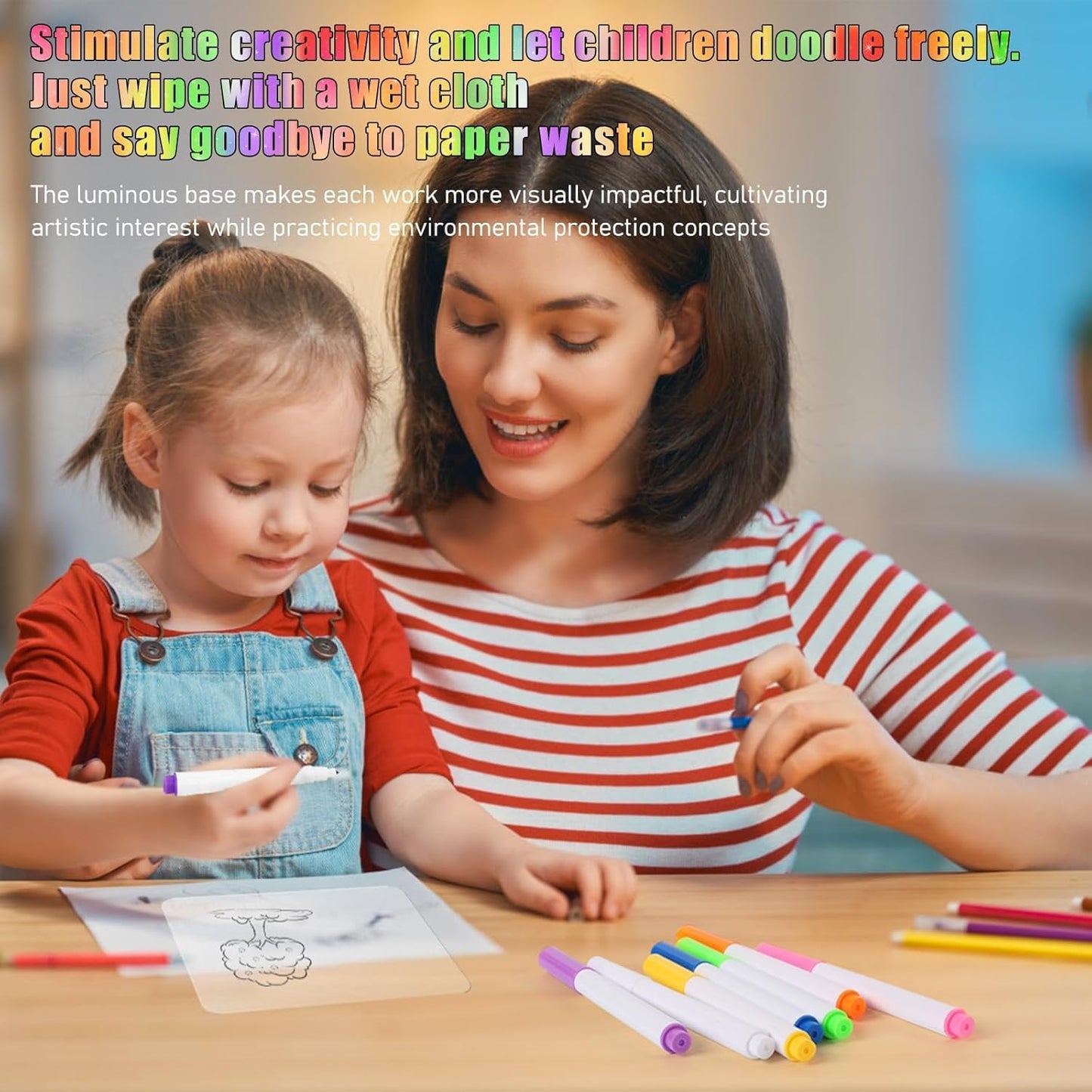 GlowSlate™ | Aesthetic 3D LED Writing Pad
