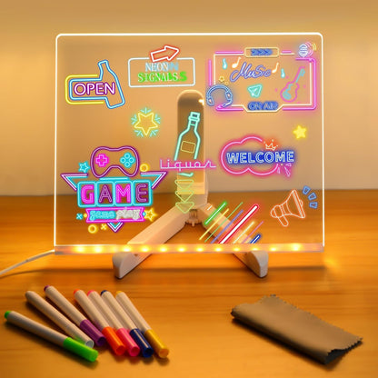 GlowSlate™ | Aesthetic 3D LED Writing Pad