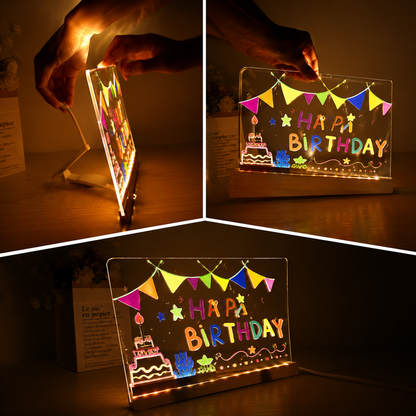 GlowSlate™ | Aesthetic 3D LED Writing Pad