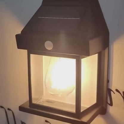 Solar Motion Sensor Wall Lamp